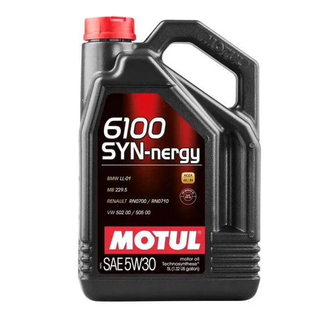 Олива моторна MOTUL 6100 Syn-nergy 5W-30 5л (113145)
