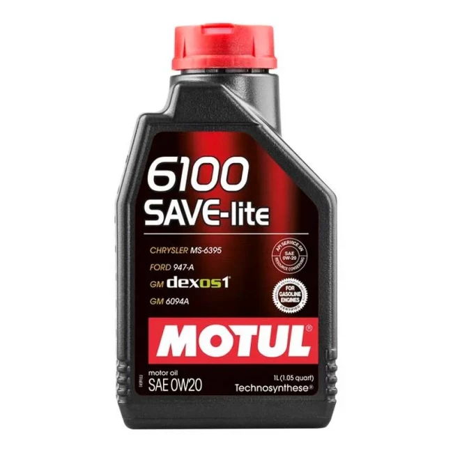 Моторное масло Motul Technosynthese Motul 6100 Save-lite 0W20 4л (842050)