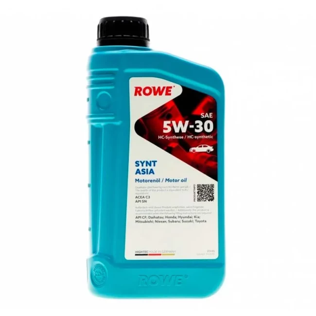 Моторное масло Rowe Hightec synt RS Asia 5W-30 1л (20245-0010-99)