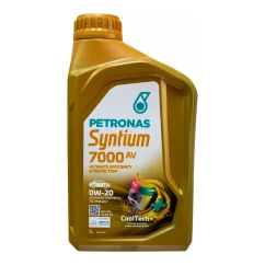 Моторна олива PETRONAS Syntium 7000 AV 0W-20 SN+ 1л (70410E18EU)