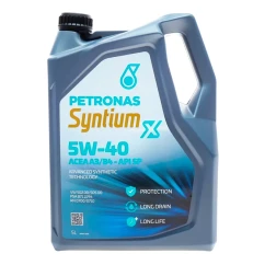 Моторна олива PETRONAS Syntium X 5W-40 A3/B4 5л