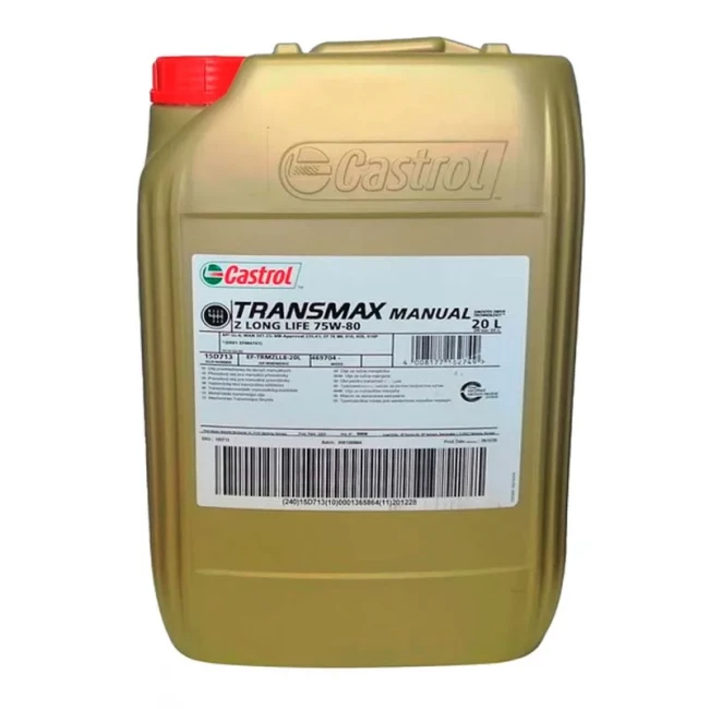Трансмісійна олива Castrol Transmax Manual Z LongLife 75W-80 20л