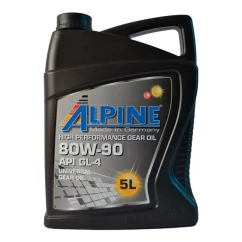 Трансмиссионное масло Alpine Gear Oil GL-5 80W-90 5л (0705-5)