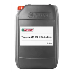 Трансмиссионное масло TRANSMAX ATF DX III MV 20л CASTROL (TA DXIII M 20L)