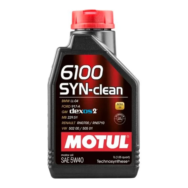 Моторное масло Motul 6100 Syn-clean SAE 5W-40 1л (854311/113114) Моторное масло Motul 6100 Syn-clean SAE 5W-40 1л (854311/113114)