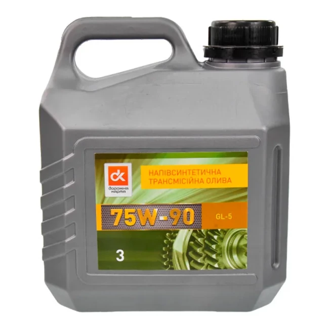 Трансмісійна олива ДК 75W-90 GL-5 3л Трансмісійна олива ДК 75W-90 GL-5 3л