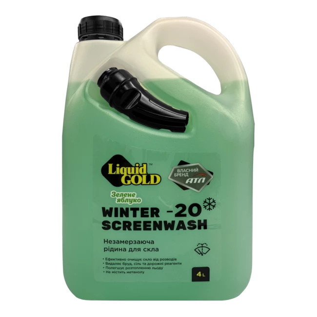 Незамерзающая жидкость Liquid Gold зеленая -20°С 4л (379628)