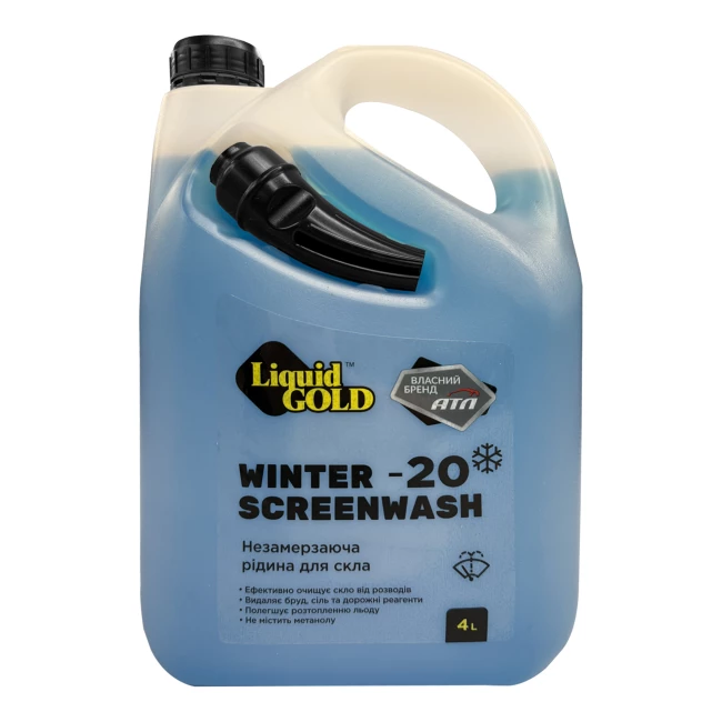 Омыватель стекла Liquid Gold -20°C синий 4л (379628)