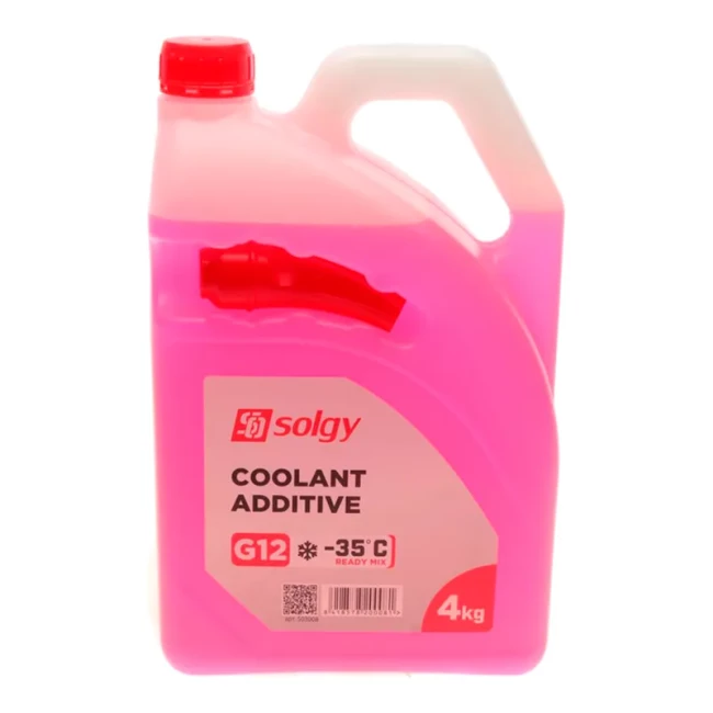 Антифриз SOLGY ROT  G12 -35 °C красный 4л (503008)