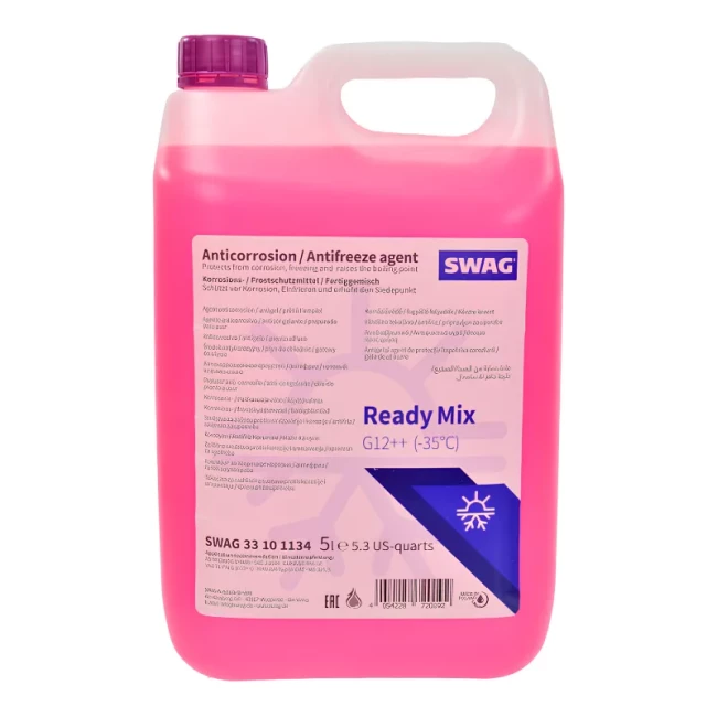 Антифриз SWAG G12++ -35°C 5л (33101134) Антифриз SWAG G12++ -35°C 5л (33101134)