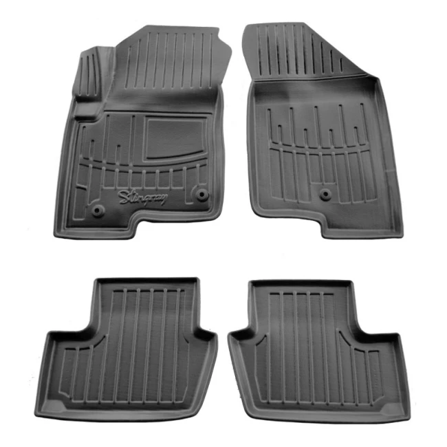 Автокилимки Stingray JEEP Compass І 2006-2016 / Patriot 2007-2016 2 clips on FL design 2020 3D комплект з 4шт (5046094)