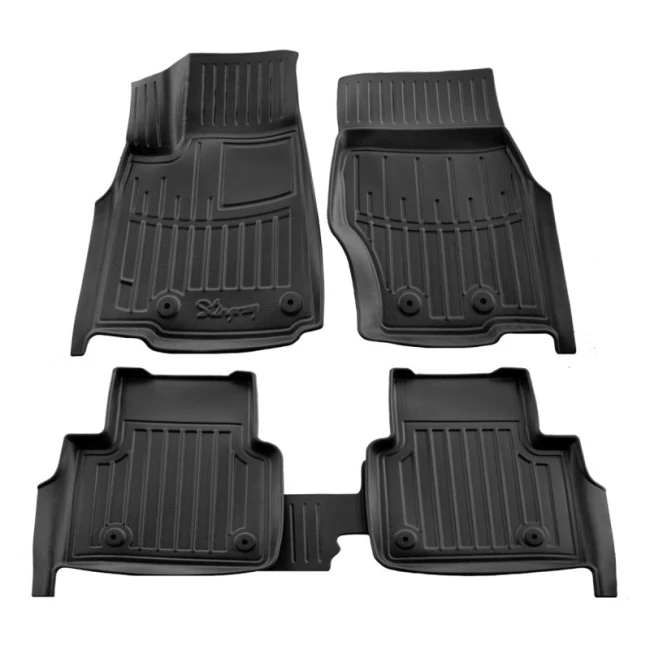 Автоковрики Stingray JEEP Grand Cherokee WL 2021-...7 seats design 2020 3D комплект с 5шт (5046115)