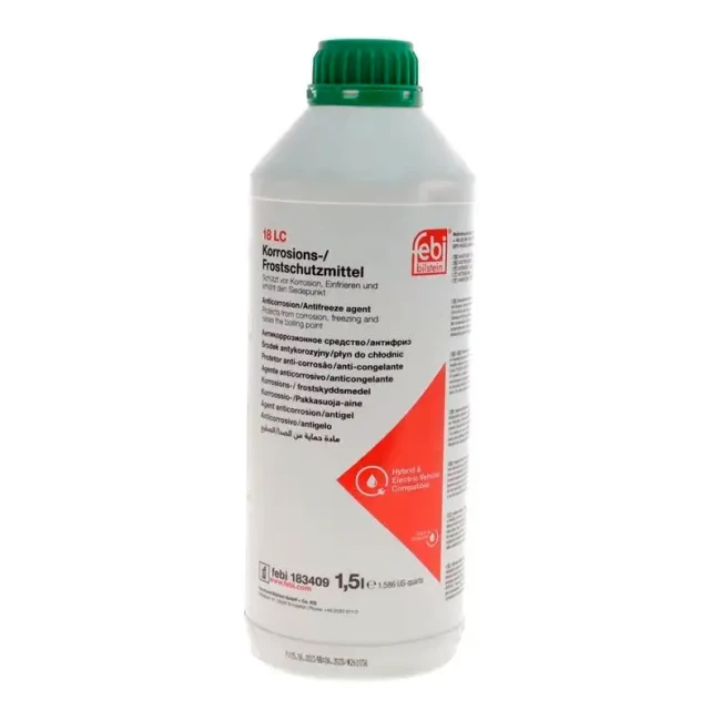 Антифриз концентрат FEBI BILSTEIN 18 LC зеленый 1.5л (183409) Антифриз концентрат FEBI BILSTEIN 18 LC зеленый 1.5л (183409)