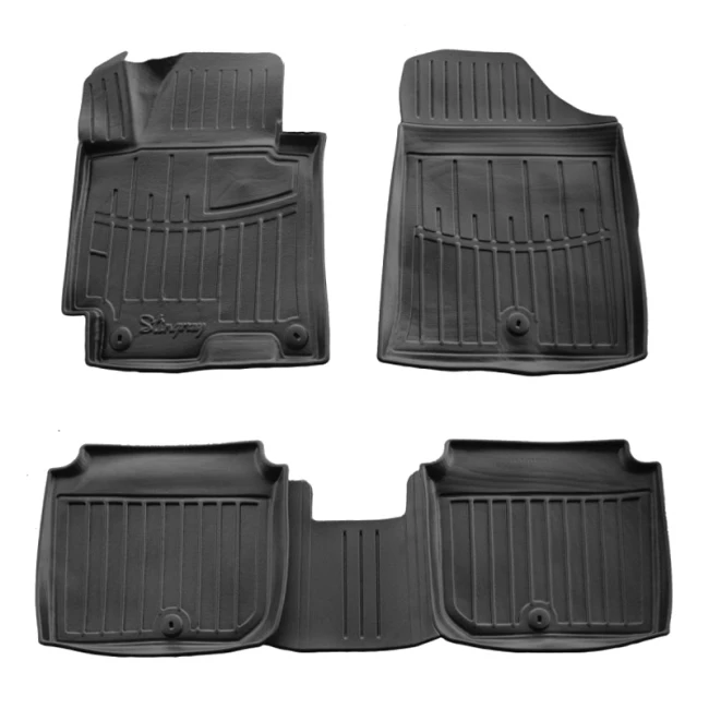 Автоковрики Stingray HYUNDAI Elantra MD 2010-2015 design 2020 3D комплект с 4шт (5009444)
