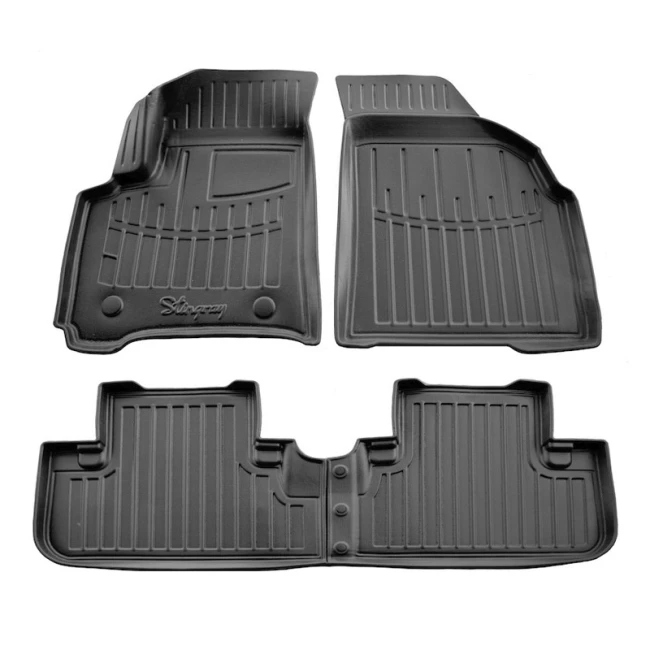Автоковрики Stingray CHEVROLET Tacuma 2000-2008 design 2020 3D комплект с 4шт (5002074)