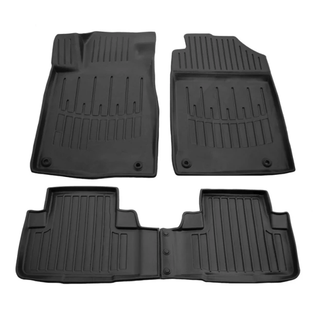 Автоковрики Stingray HONDA CR-V 2012-2016 design 2020 3D комплект с 4шт (5008024)