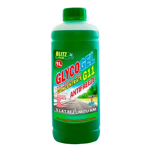 Антифриз Bio Line Poland Glycogel G11 -80°C зеленый 1л (175530) Антифриз Bio Line Poland Glycogel G11 -80°C зеленый 1л (175530)