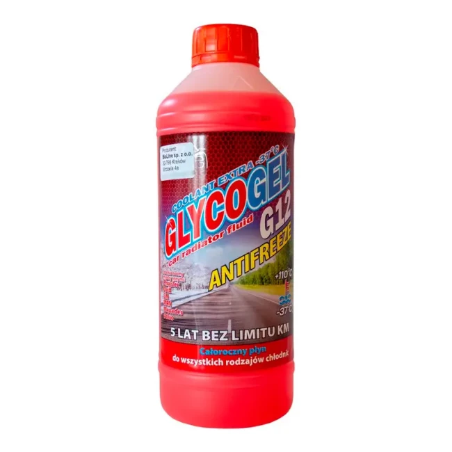 Антифриз Bio Line Poland Glycogel G12 -37°C красный 1л (175524)