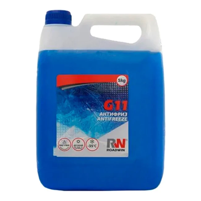 Антифриз Roadwin G11 -35°C синий 5л (C01213) Антифриз Roadwin G11 -35°C синий 5л (C01213)