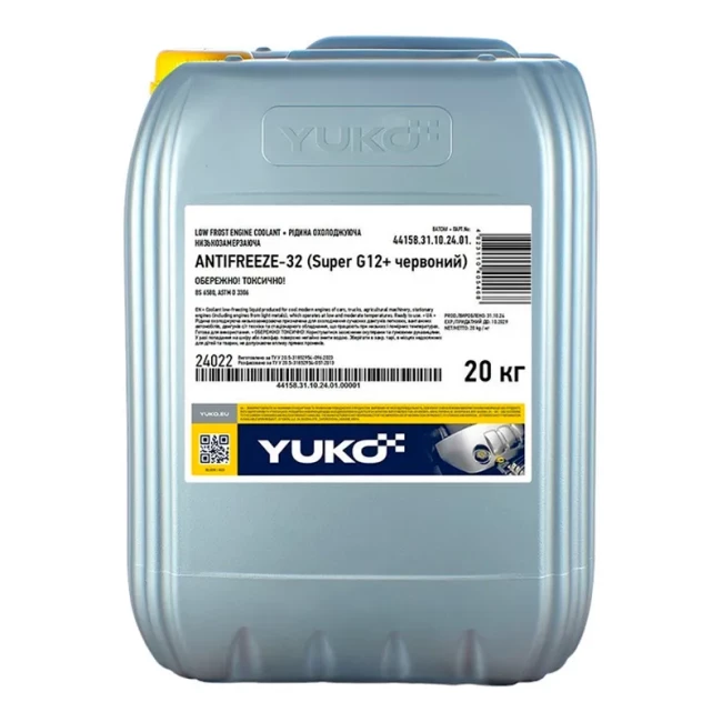 Антифриз YUKO-32 Super G12+ -32°C красный 20л (4823110405468) Антифриз YUKO-32 Super G12+ -32°C красный 20л (4823110405468)