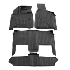 Автокилимки Stingray CHRYSLER Grand Voyager V / RT 2008-2016 / DODGE Grand Caravan V / RT 2008-2020 design 2020 3D комплект з 4шт (5061024)
