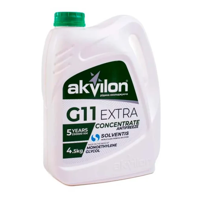 Антифриз AKVILON ANT CONC GR G11 -35°C зеленый 4.5л Антифриз AKVILON ANT CONC GR G11 -35°C зеленый 4.5л