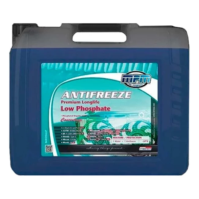 Антифриз MPM LOW PHOSPHATE синий -37°C 20л (86020ALP)