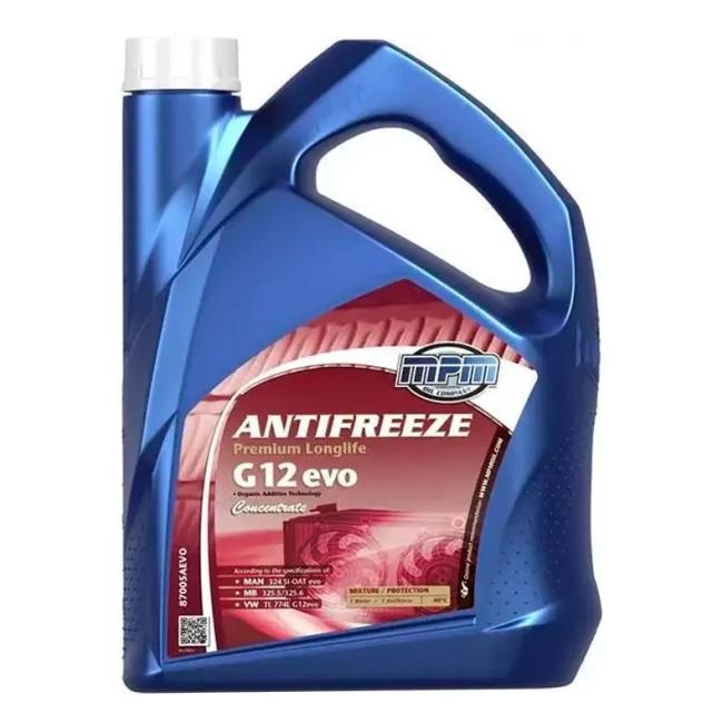 Антифриз Coolant Premium LongLife G12 червоний -40 °C 5л (87005AEVO)