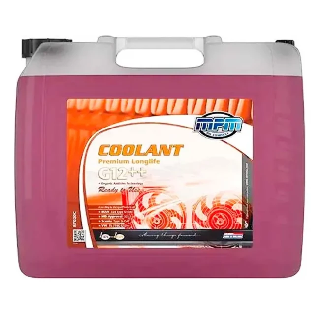 Антифриз Coolant Premium LongLife G12++ -40°C червоний 20л (87020C)