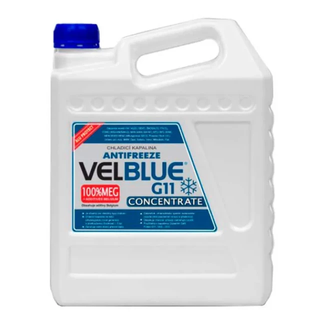 Антифриз Velvana VelBlue Concentrate G11 -38°C синий 4,9л Антифриз Velvana VelBlue Concentrate G11 -38°C синий 4,9л
