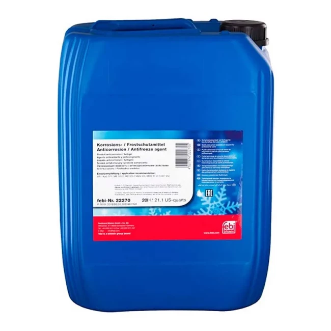 Антифриз FEBI BILSTEIN G11 -36°C синий 20л (22270)