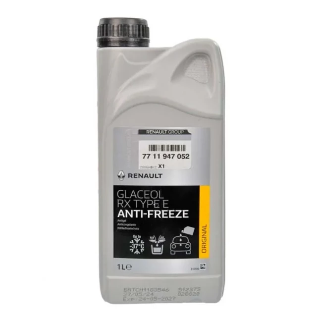 Антифриз Renault Glaceol RX Type E  -37°C синий 1л (7711947052)