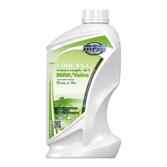 Антифриз MPM Premium LongLife зеленый -40°C 1л (87001CBV)