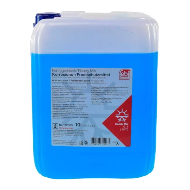 Антифриз Febi Bilstein G11 -35°C синий 10л (172003)