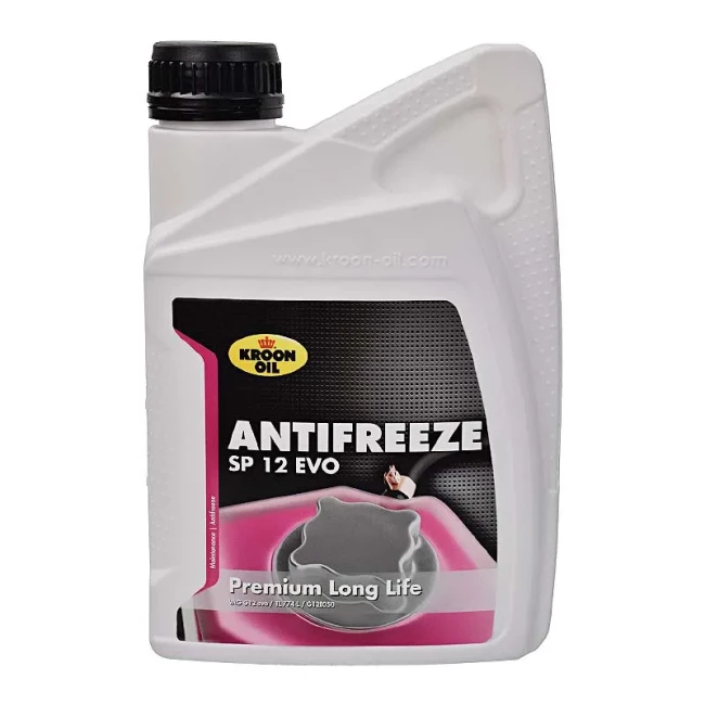 Антифриз KROON OIL Antifreeze SP 12 EVO -40°C розовый 1л (36995) Антифриз KROON OIL Antifreeze SP 12 EVO -40°C розовый 1л (36995)