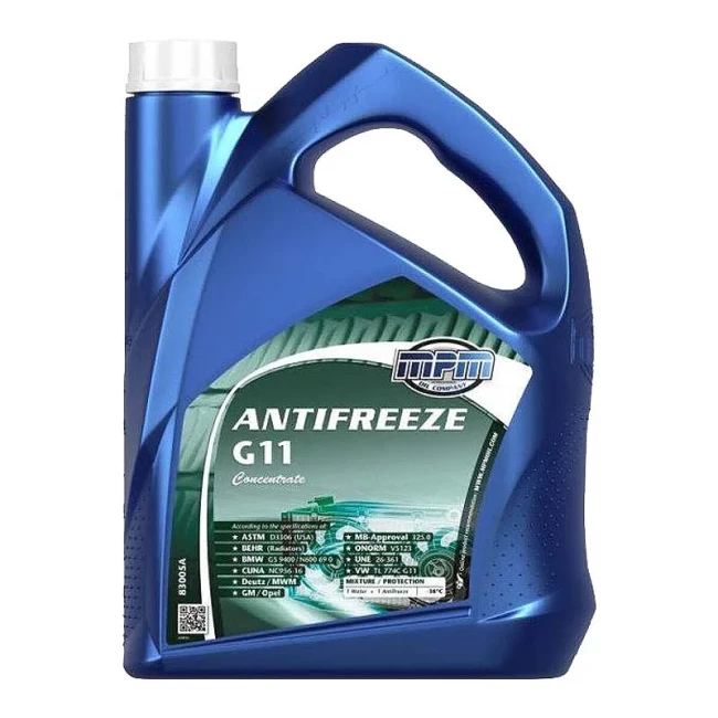 Антифриз MPM Antifreeze Concentrate G11 -80°C зеленый 5л (83005A)
