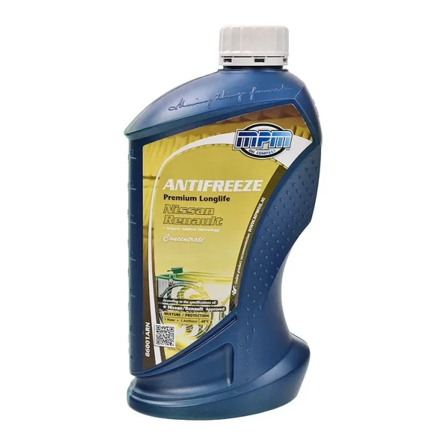 Антифриз MPM REN/NISS концентрат G11 -40 °C желтый 1л (86001ARN)