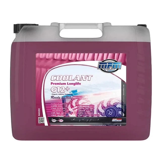 Антифриз MPM G12+ -40°C червоний 20л (86020C)