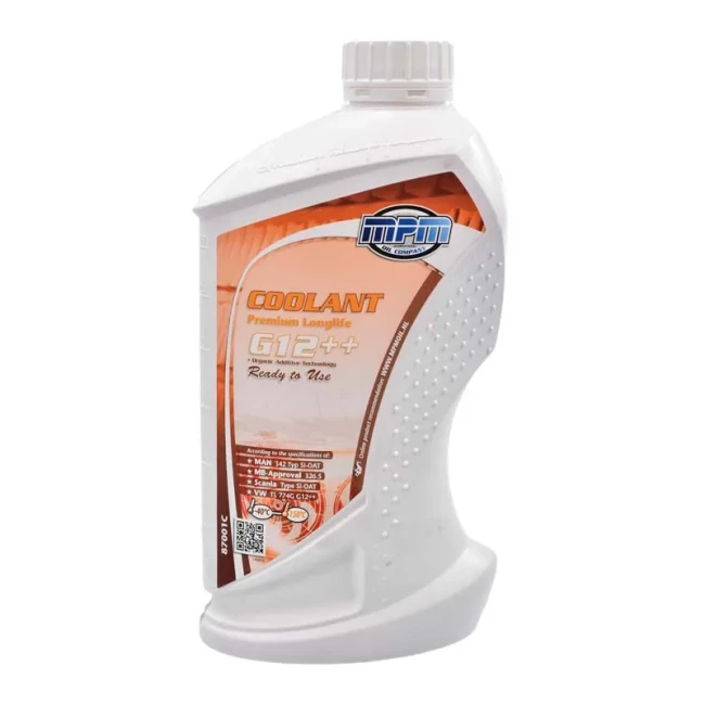 Антифриз MPM G12++ -40 °C красный 1л (87001C)