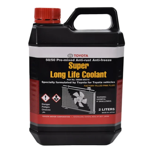 Антифриз Toyota Super Long Life Coolant G12+ -35°C розовый 2л (0888980070) Антифриз Toyota Super Long Life Coolant G12+ -35°C розовый 2л (0888980070)
