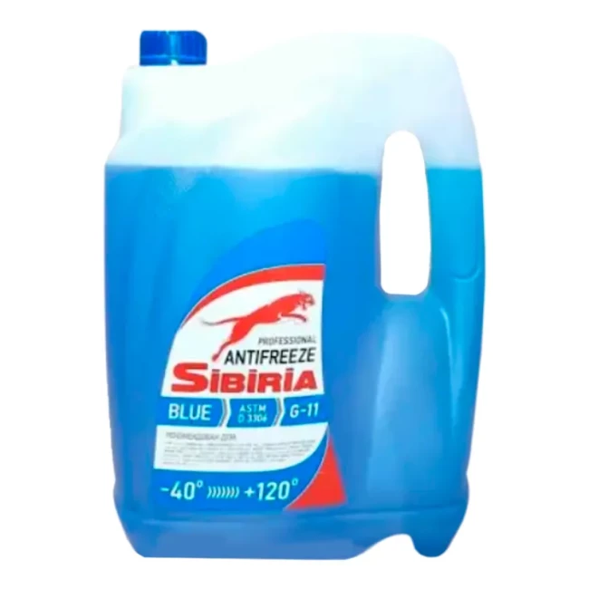 Тосол SIBIRIA MEG G11 -40°C синий 10л (800527)