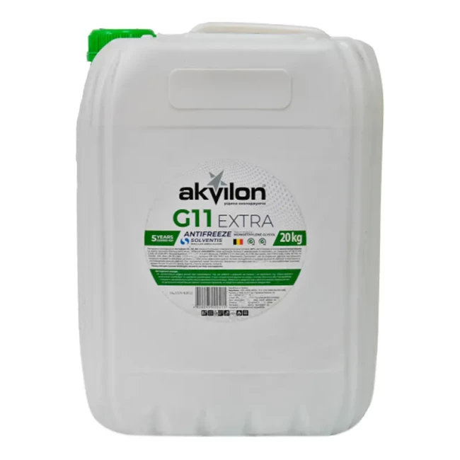 Антифриз AKVILON ANT EXT GRE G11 -40°C зелений 20л