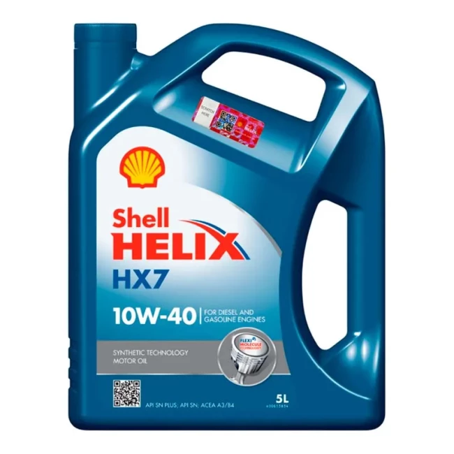 Моторное масло Shell Helix HX7 10W-40 5 л (ТОВ-У512782)