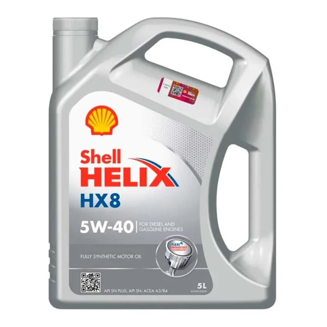 Моторное масло Shell Helix HX8 Synthetic 5W-40, 5 л (ТОВ-У512780)