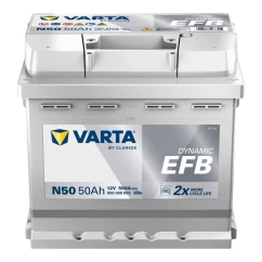 Автомобільний акумулятор VARTA Silver Dynamic EFB N50 6CT-50Ah АзЕ (550 500 055)