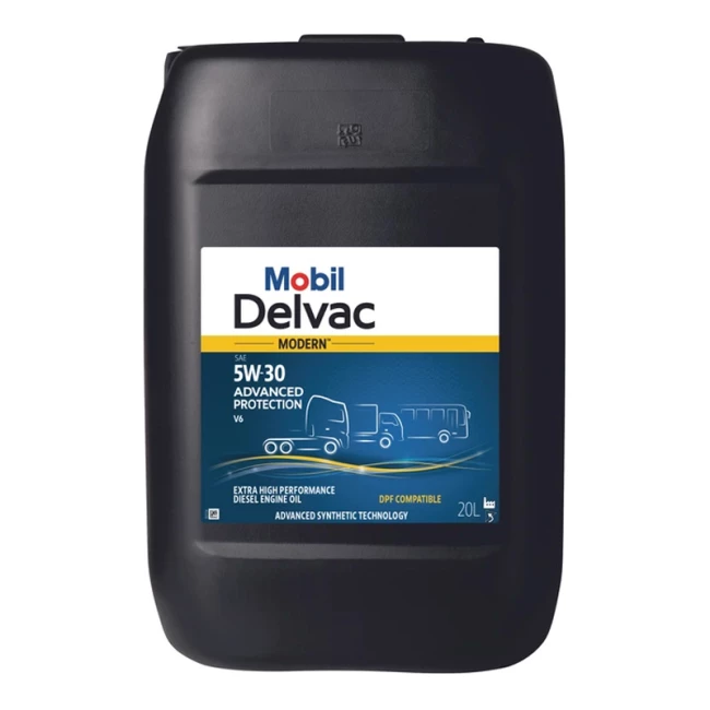 Моторна олива Mobil Delvac Modern Advanced Protection V6 5W-30 20л (157375)