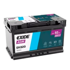 Акумулятор Exide 6СТ-82 АзЕ AGM Start-Stop (EK820)