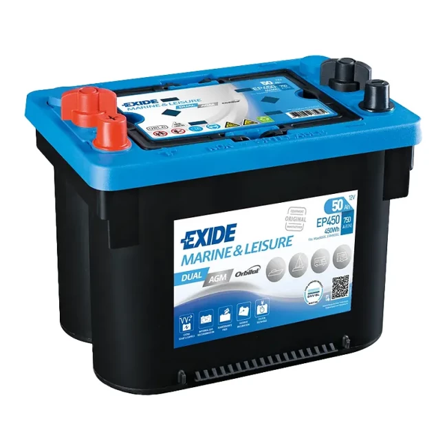 Аккумулятор EXIDE Dual AGM 6СТ-50Ah Аз (EP450)