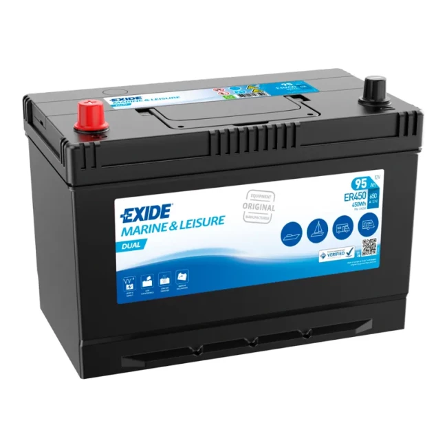 Автомобільний акумулятор EXIDE Marine & Multifit 6СТ-95Ah Аз (ER450)