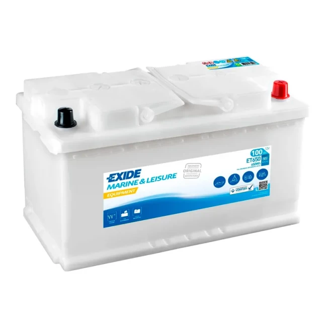Автомобильный аккумулятор EXIDE 6СТ-100Ah АзЕ (ET650)